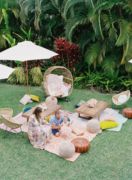 Mermaid and beach inspired 1st birthday party on Maui