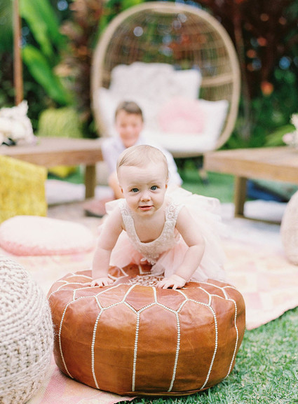 Mermaid and beach inspired 1st birthday party on Maui