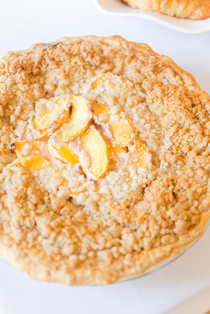 peach themed 1st birthday party