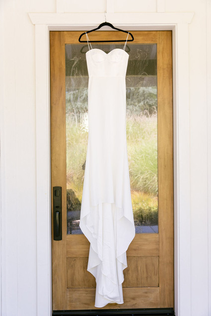 modern minimal wedding dress