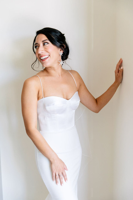 modern sweetheart wedding dress