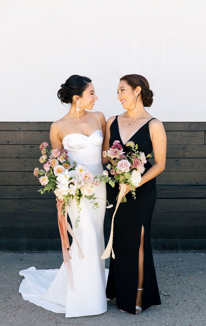 mauve bridal bouquet