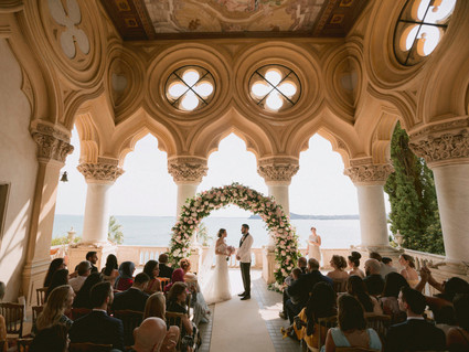 destination wedding at Isola del Garda in Italy