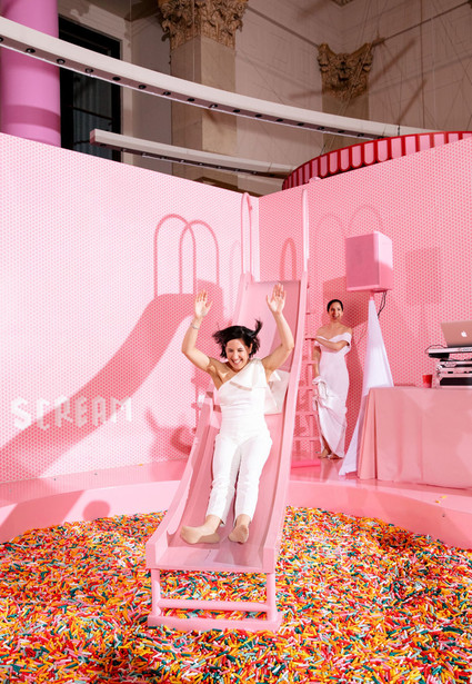 Museum of Ice Cream wedding Inspiration