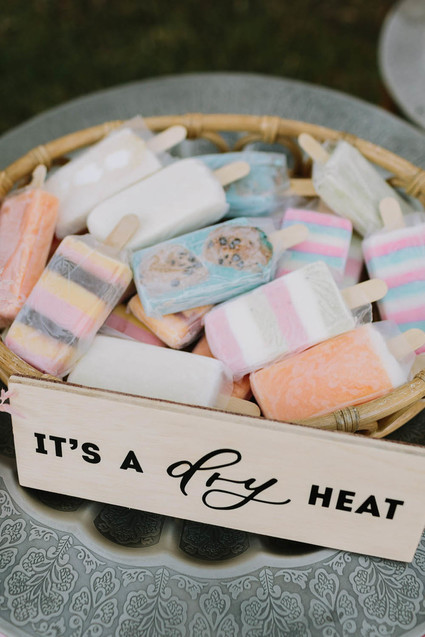 popsicles for wedding