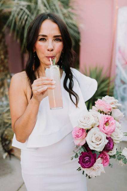 palm springs wedding cocktails