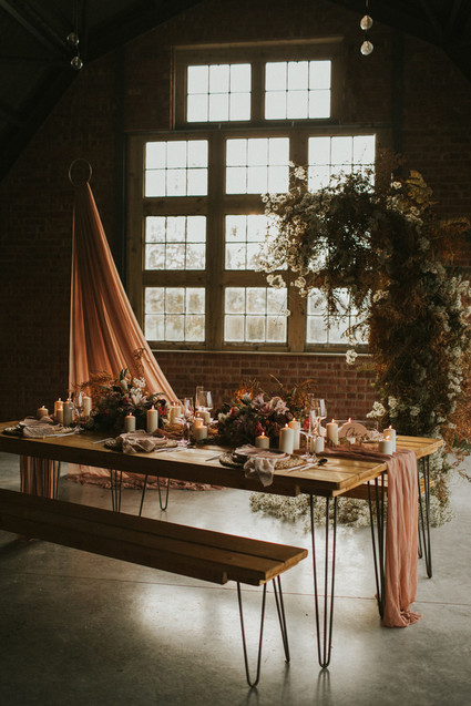 dried floral wedding decor
