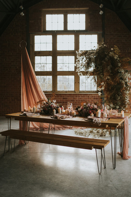 dried floral wedding decor