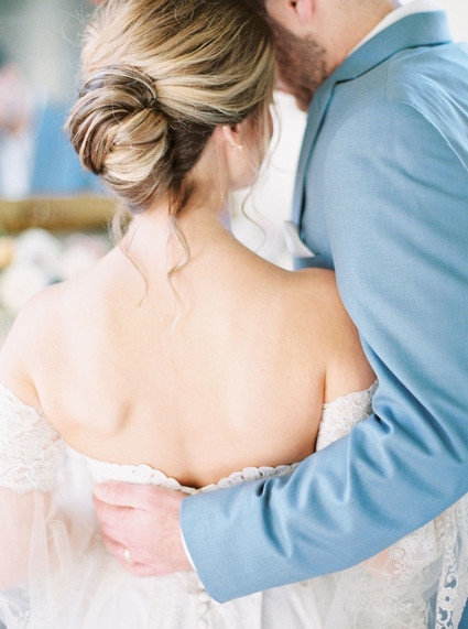 romantic bridal updo