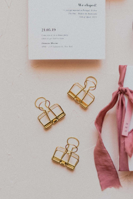 pink wedding stationery