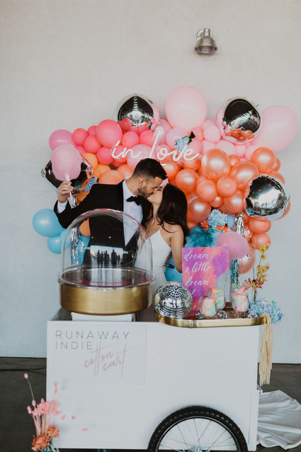 cotton candy bar for wedding