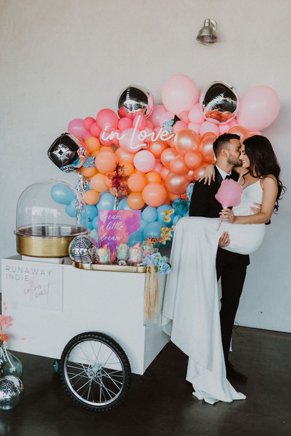 cotton candy bar for wedding
