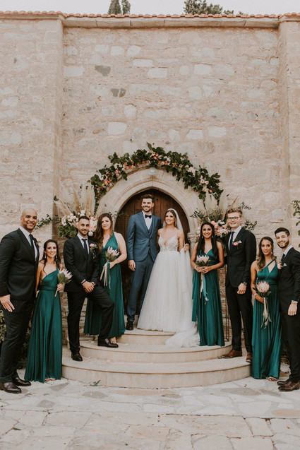 emerald bridesmaid dresses