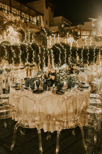 string light reception idea