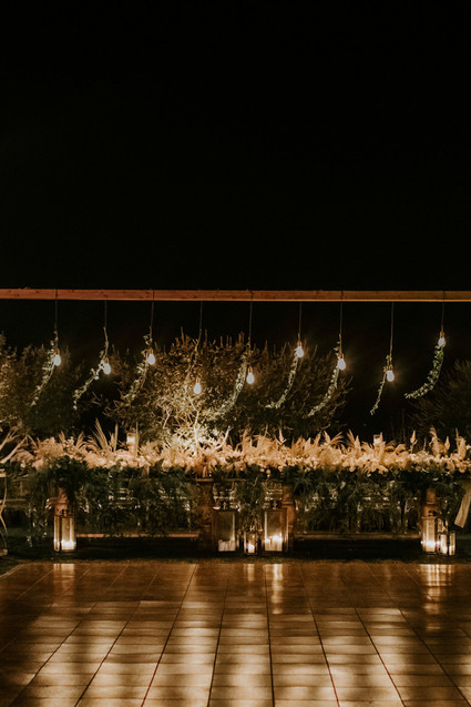 string light reception idea