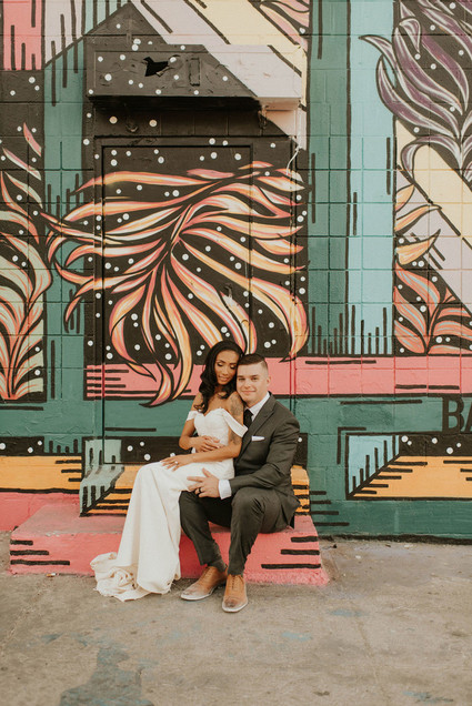 Neon Museum Vegas wedding