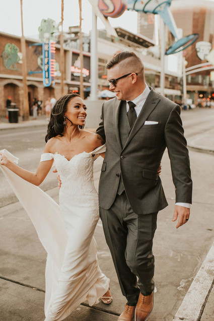 Neon Museum Vegas wedding