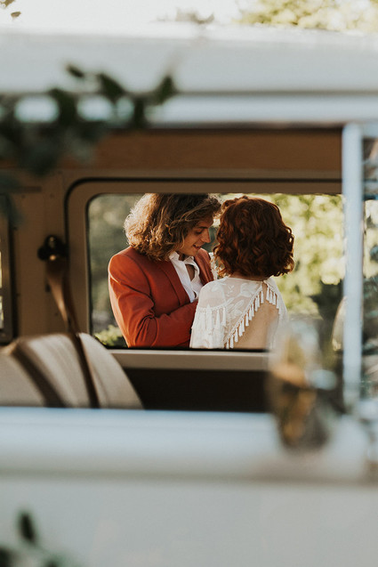 vintage vw van photo booth Inspiration