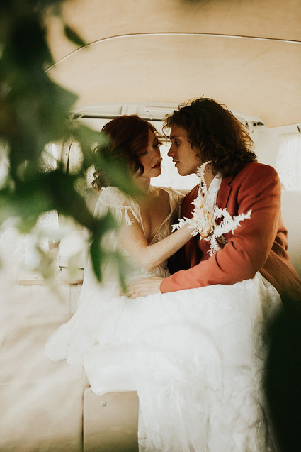 vintage vw van photo booth