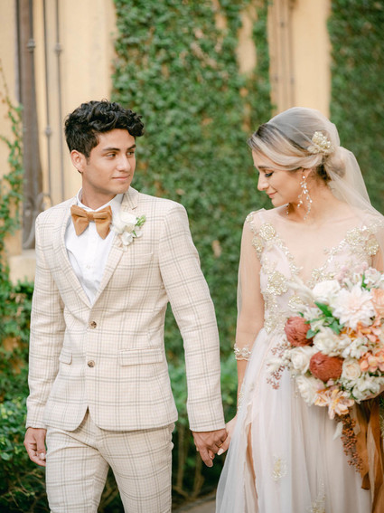 unique plaid grooms suit