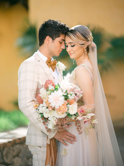 unique long bridal veil Inspiration