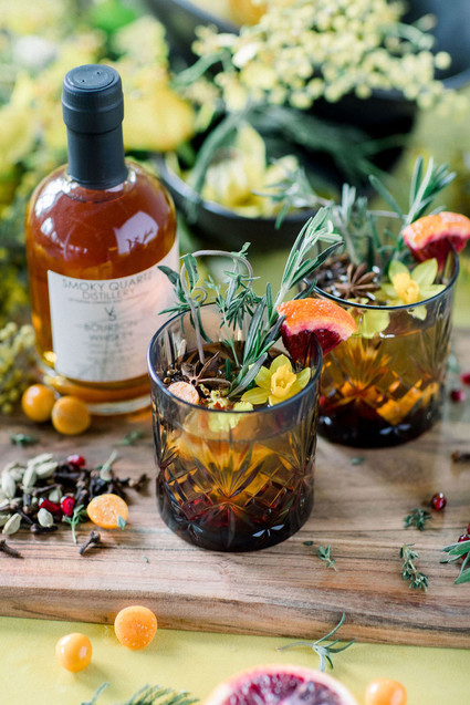 spring signature cocktails for wedding