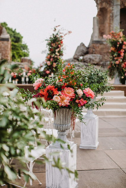coral charm peonies