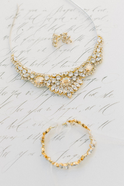gold bridal jewelry