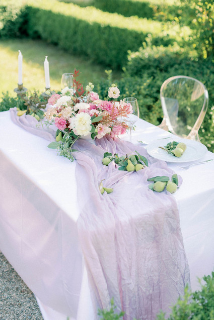 pastel spring tablescape