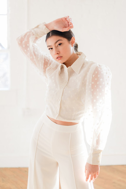 bridal pants and top