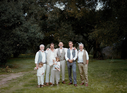 Sweet southern California family elopement at a park