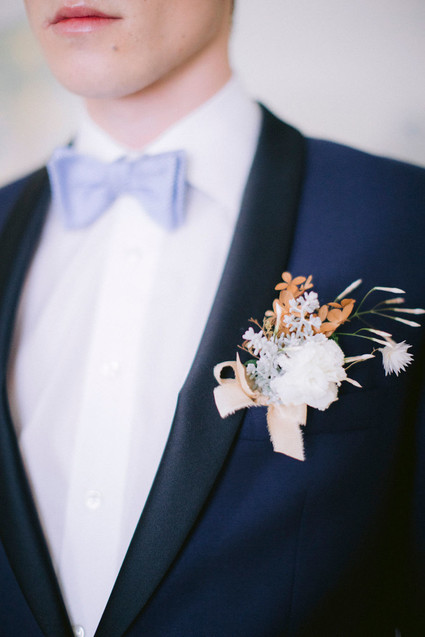 dried flower boutonnière