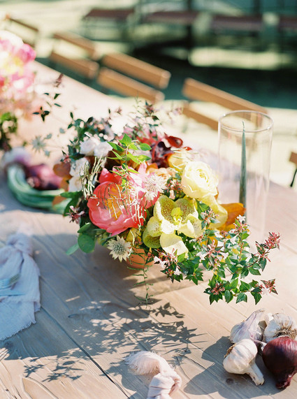 peony centerpiece