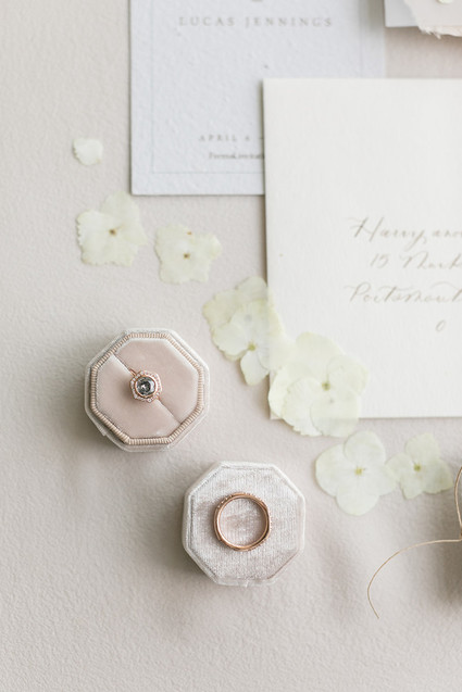 soft, romantic wedding stationery