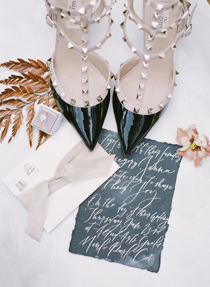 black and white wedding calligraphy
