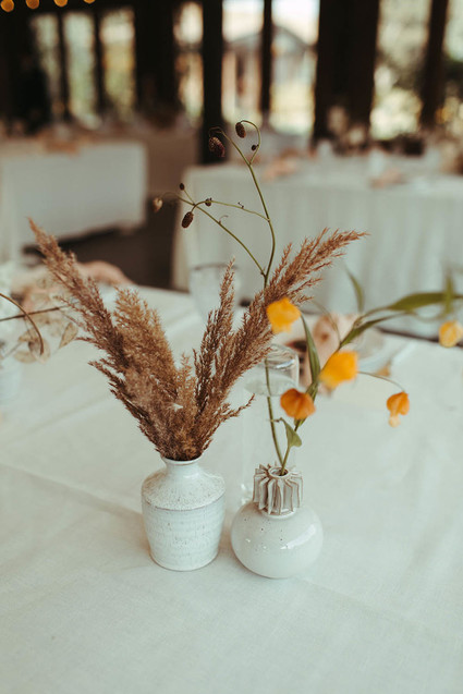 dried flower centerpiece
