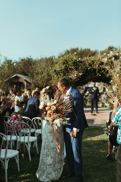 rustic boho fall wedding in Santa Barbara