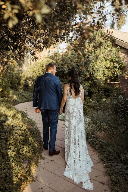 boho lace wedding dress