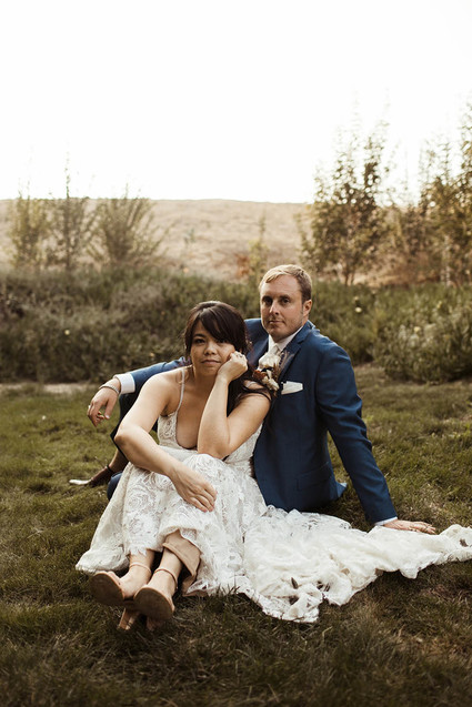 rustic boho fall wedding in Santa Barbara