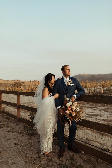rustic boho fall wedding in Santa Barbara
