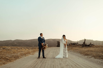 rustic boho fall wedding in Santa Barbara
