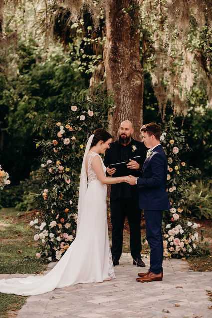 spring wedding ceremony