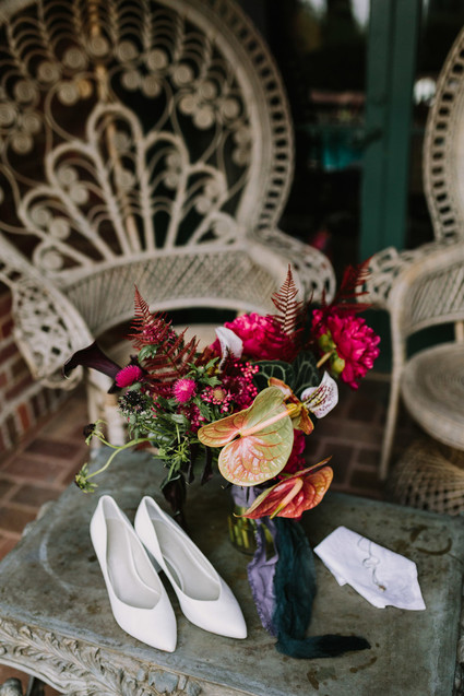 tropical bridal bouquet