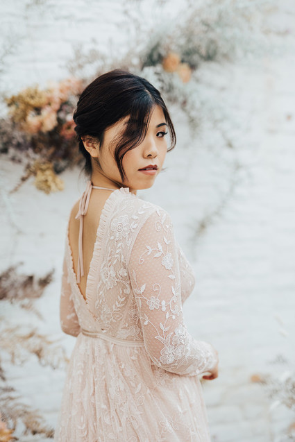 pastel spring bridesmaids