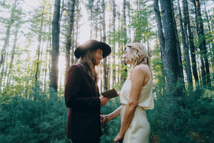 Elopement in the woods Inspiration