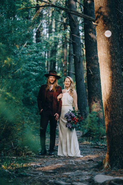 Elopement in the woods Inspiration