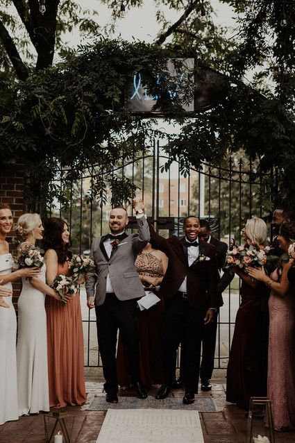 Mixed race wedding