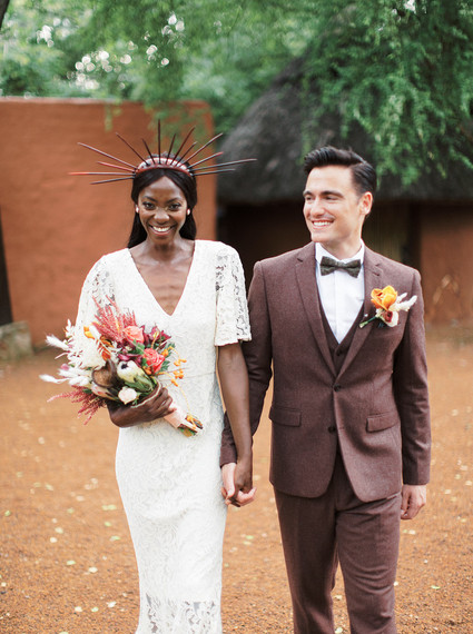 Dried floral bouquet