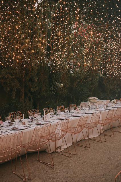Spanish wedding reception
