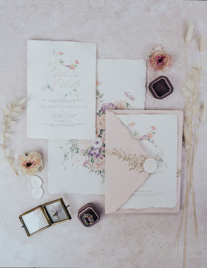 Custom wedding invitations